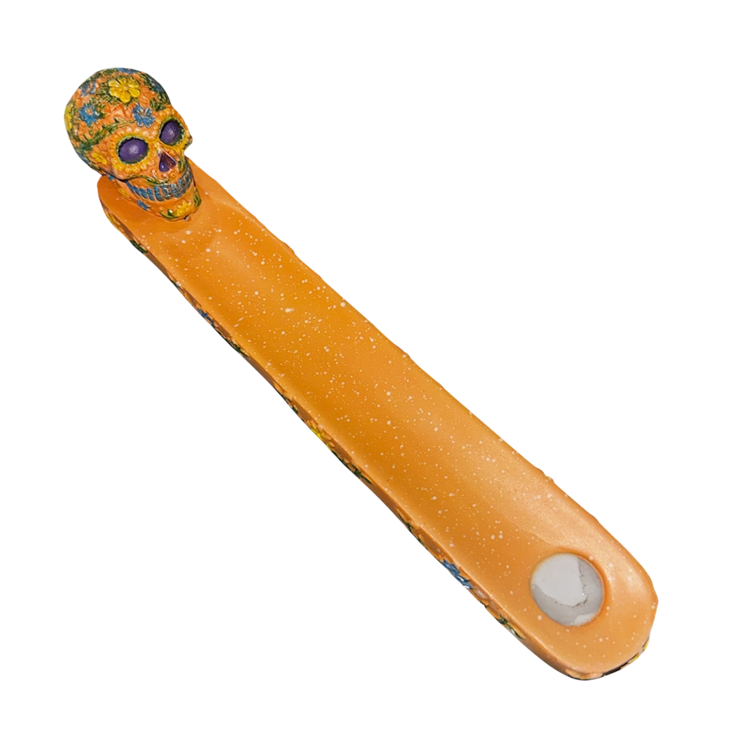 Incense Holder / Flower Skull***